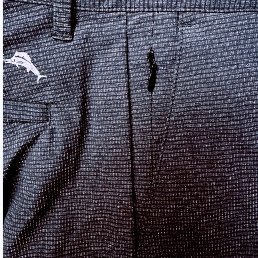Tommy‎ Bahama Mens 30 Waist Black Chip Shot Shorts IslandZone 10